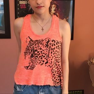 Leopard tank top